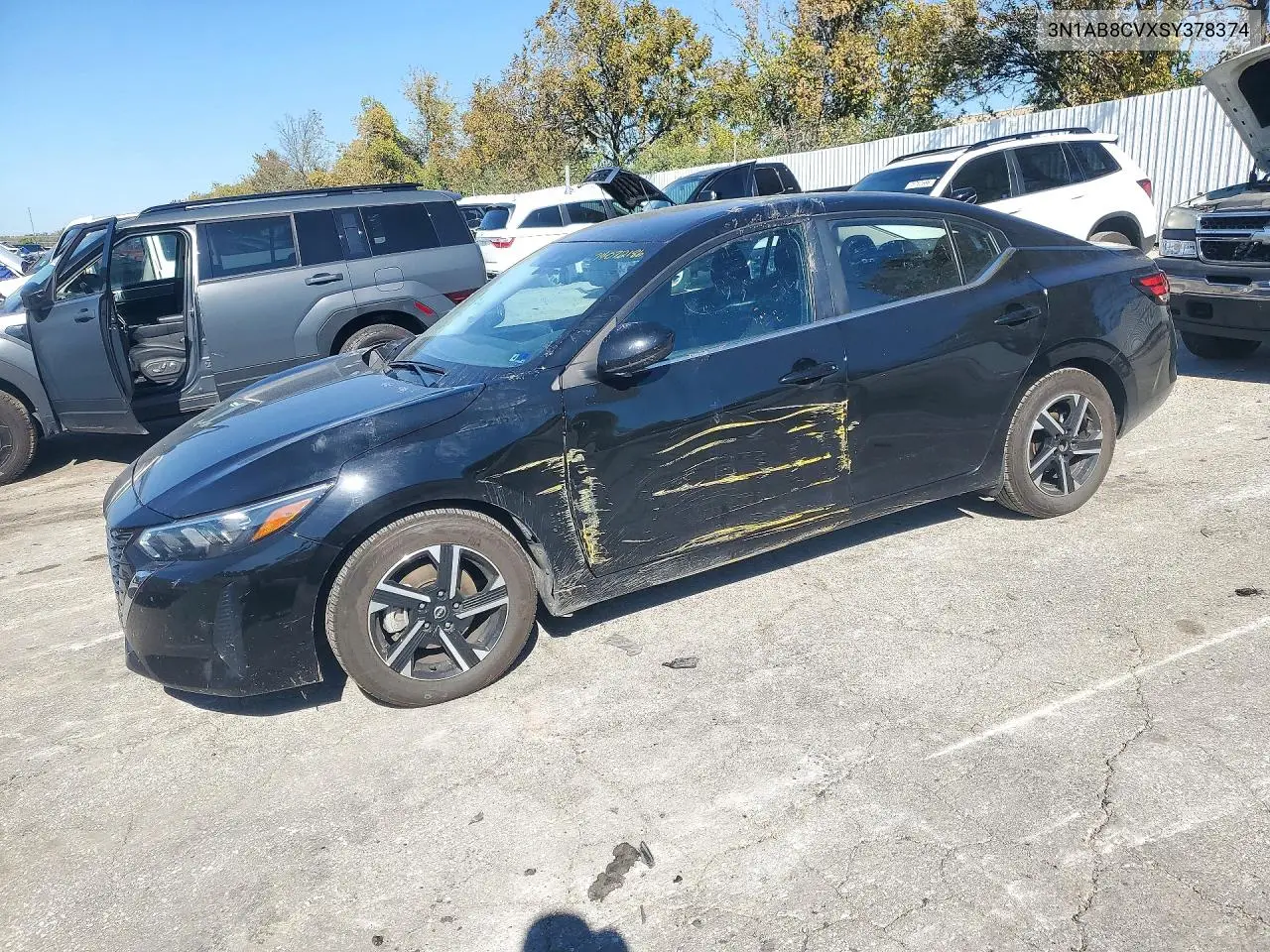 NISSAN SENTRA 2025, VIN 3N1AB8CVXSY378374