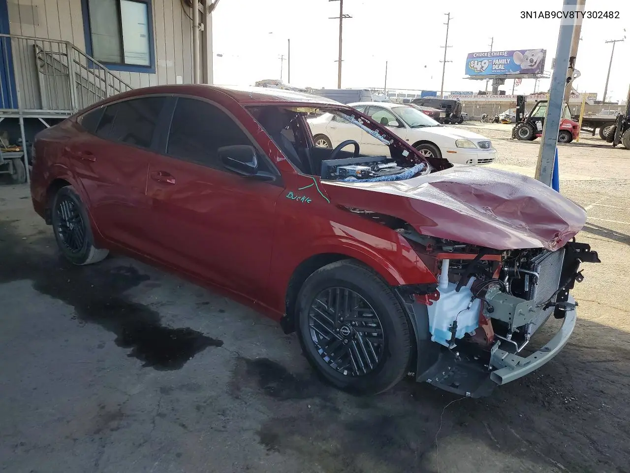 2026 NISSAN SENTRA VIN 3N1AB9CV8TY302482 — фото 4