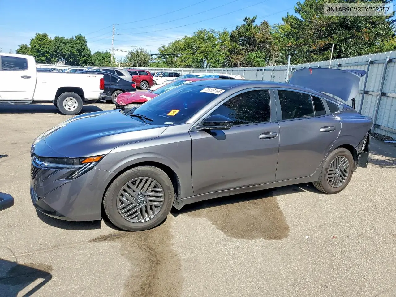 NISSAN SENTRA 2026, VIN 3N1AB9CV3TY252557