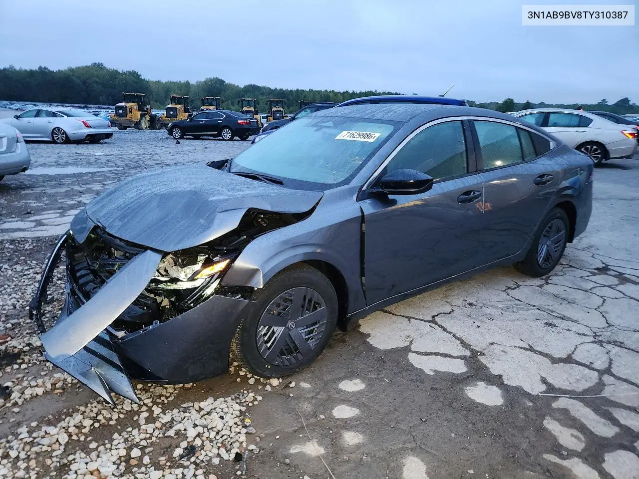 NISSAN SENTRA 2026, VIN 3N1AB9BV8TY310387