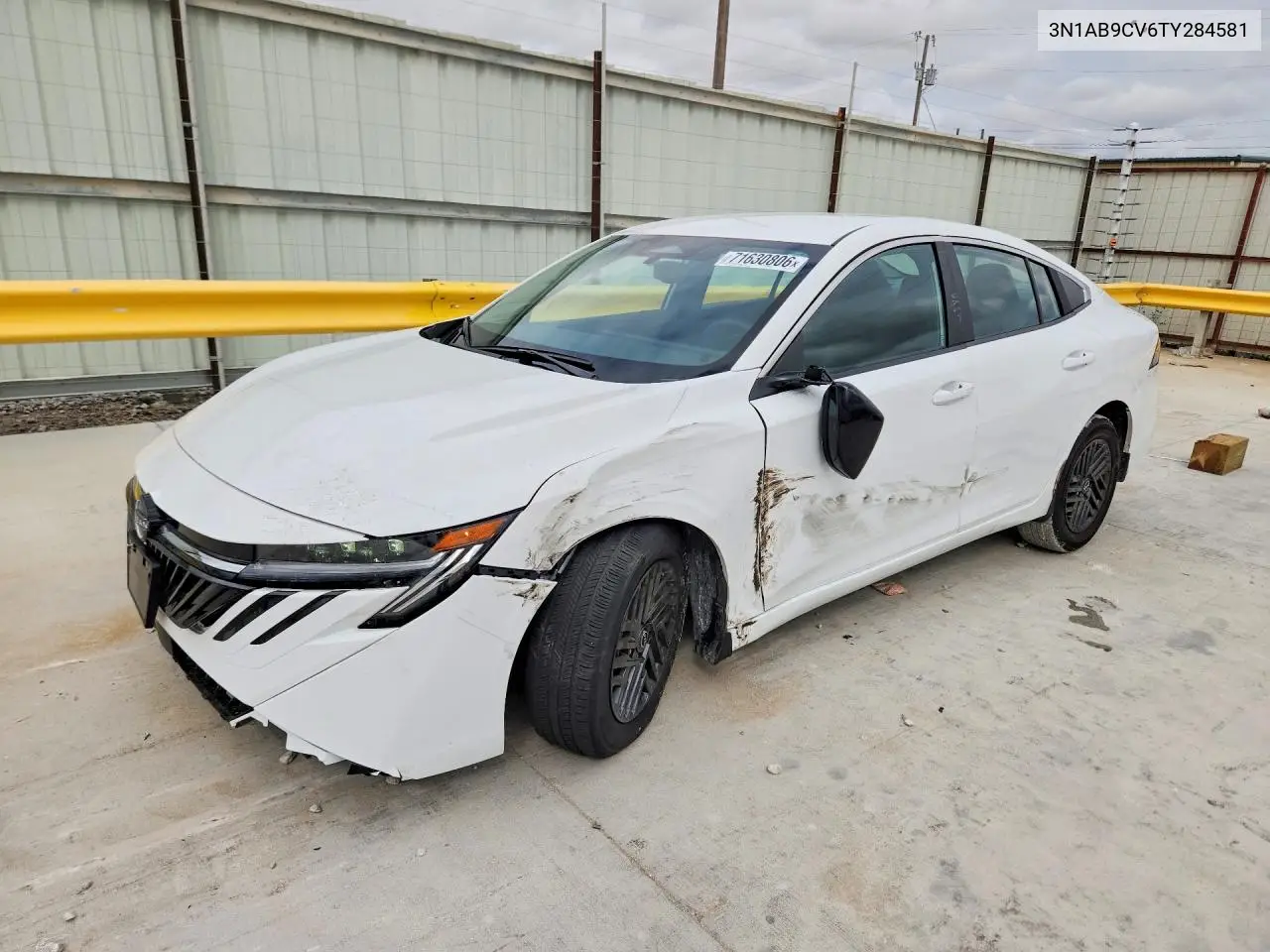 NISSAN SENTRA 2026, VIN 3N1AB9CV6TY284581