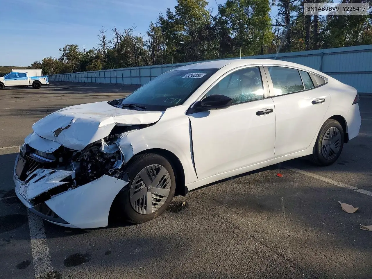 NISSAN SENTRA 2026, VIN 3N1AB9BV9TY226417