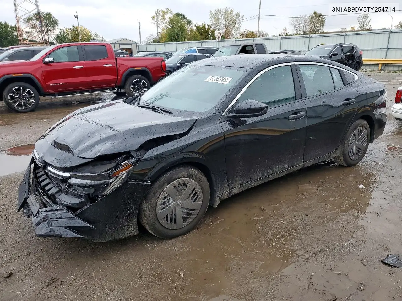 NISSAN SENTRA 2026, VIN 3N1AB9DV5TY254714