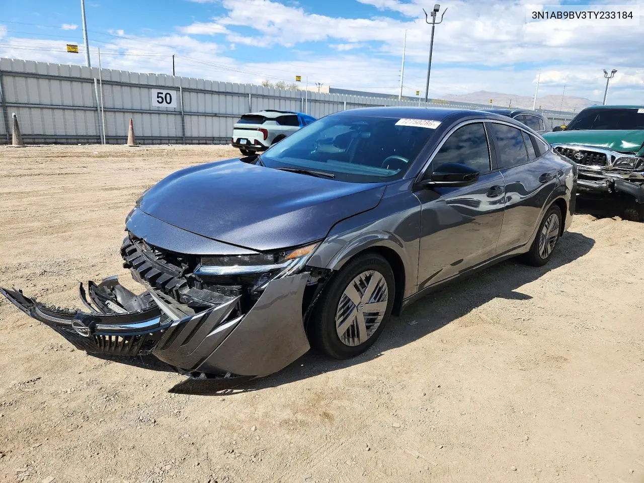 NISSAN SENTRA 2026, VIN 3N1AB9BV3TY233184