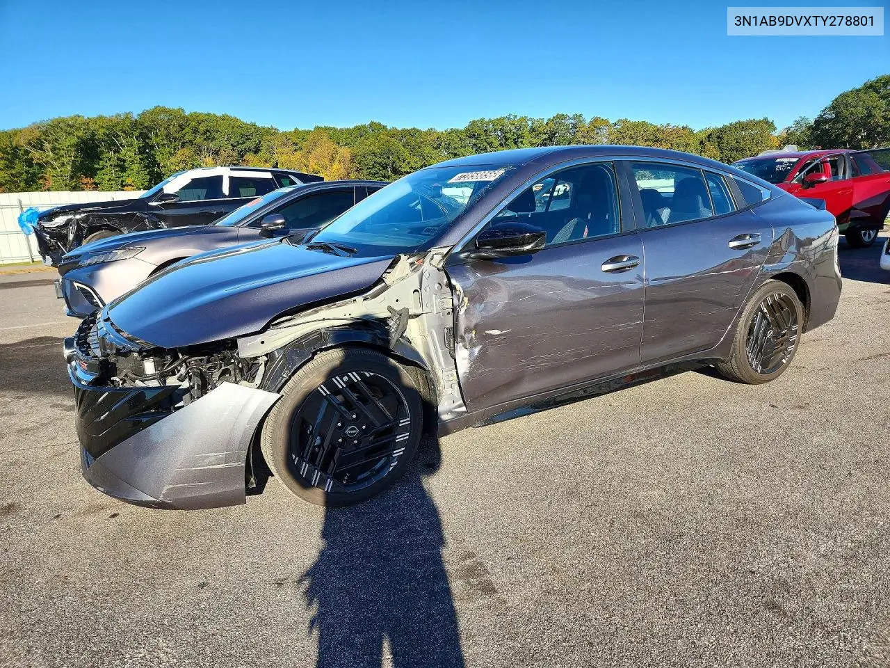 NISSAN SENTRA 2026, VIN 3N1AB9DVXTY278801