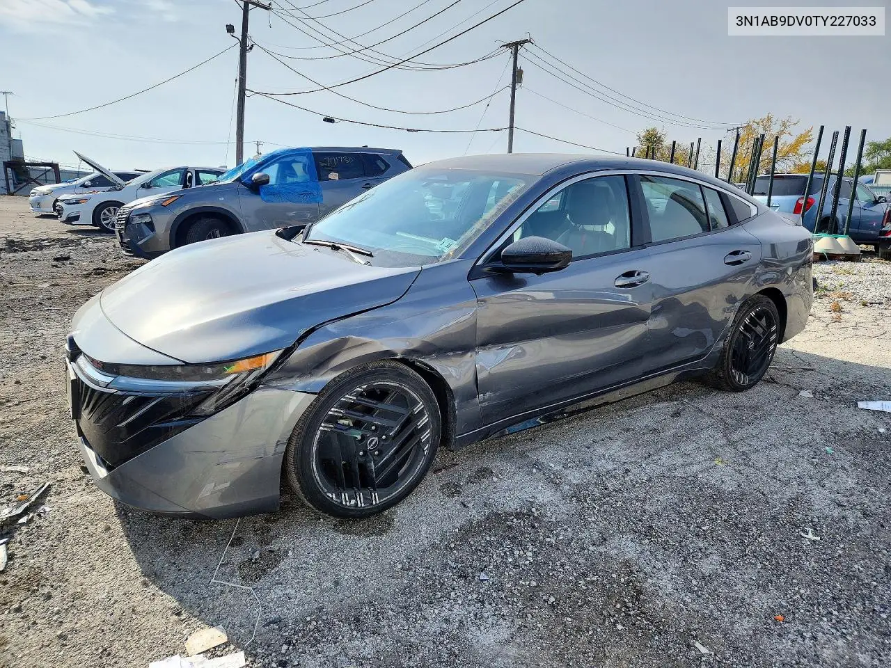 NISSAN SENTRA 2026, VIN 3N1AB9DV0TY227033
