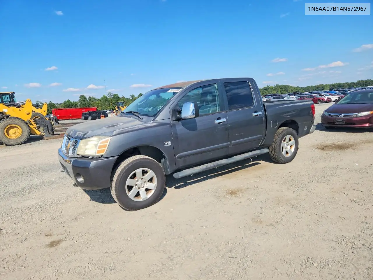 NISSAN TITAN 2004, VIN 1N6AA07B14N572967