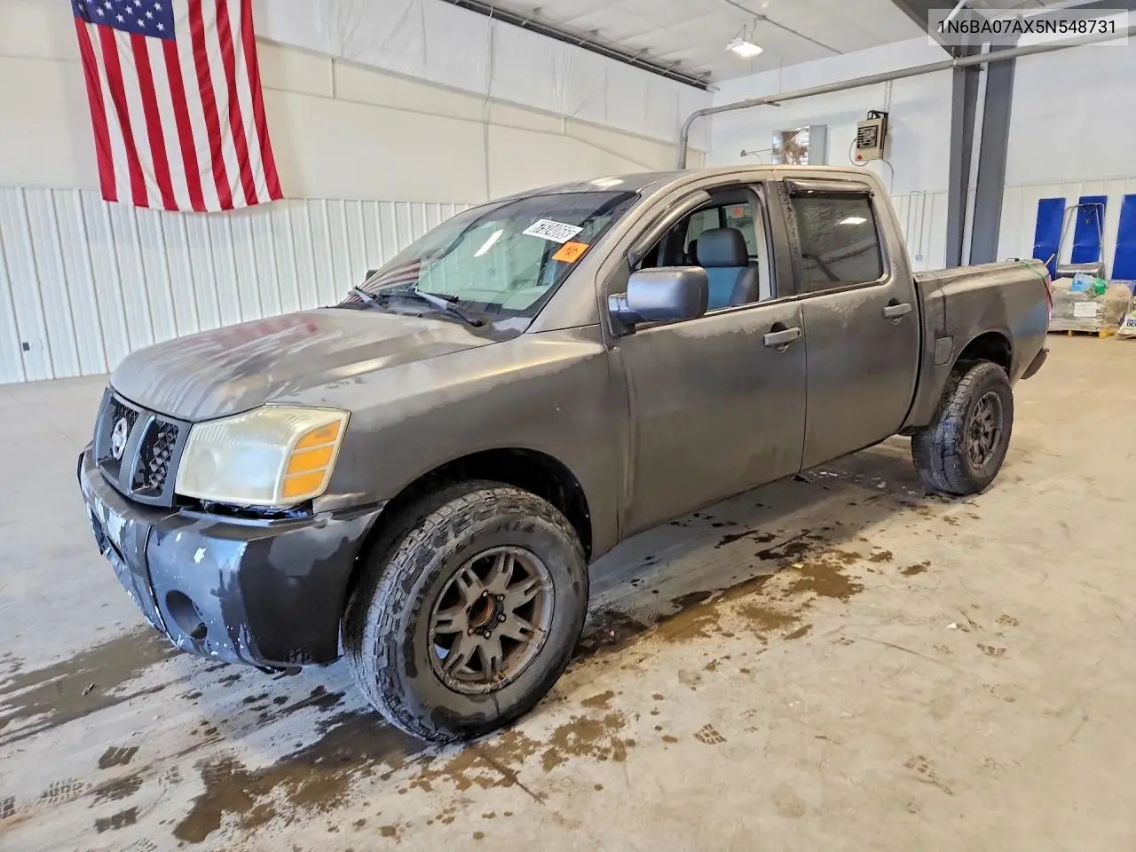NISSAN TITAN 2005, VIN 1N6BA07AX5N548731