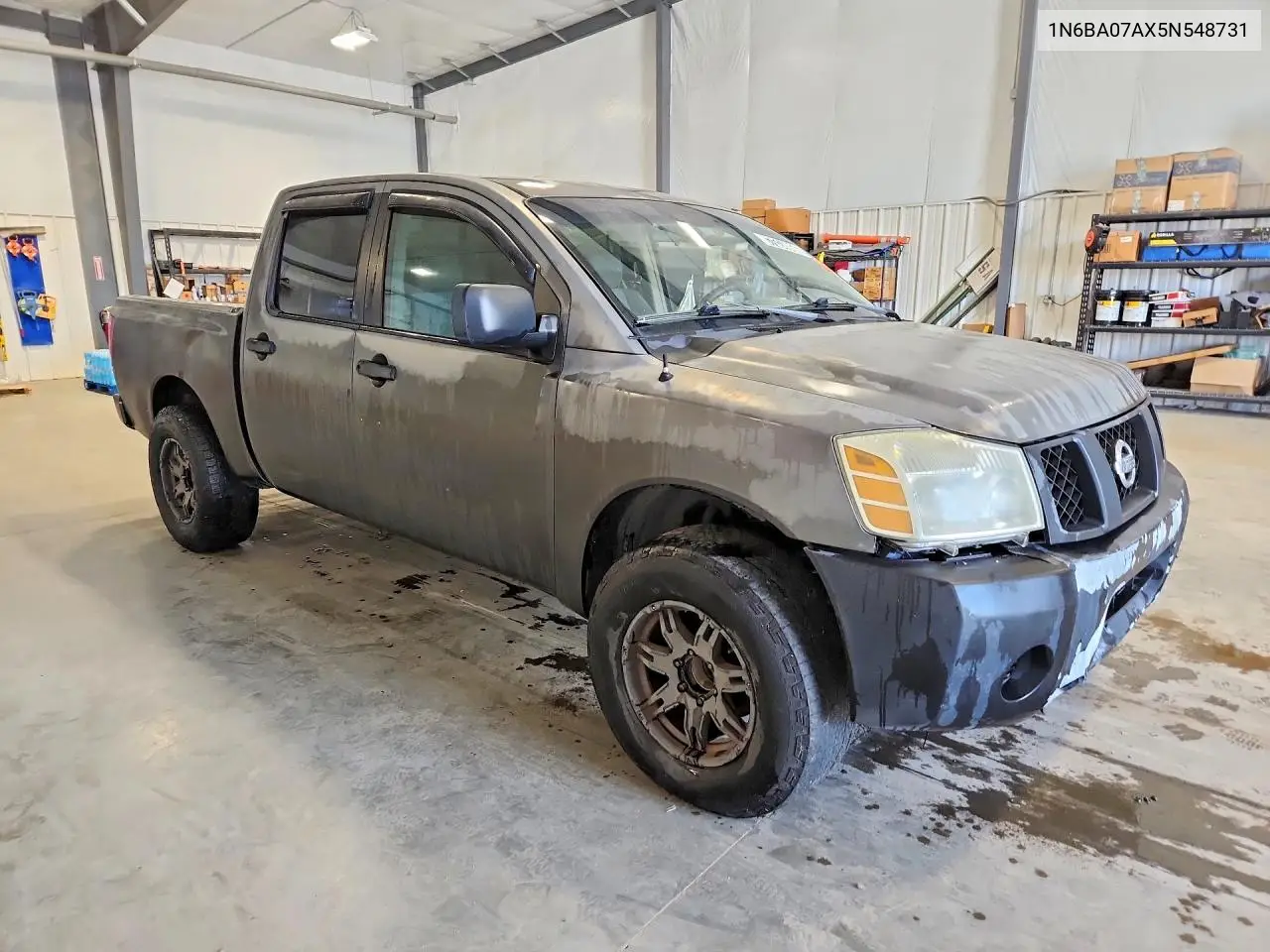 2005 NISSAN TITAN VIN 1N6BA07AX5N548731 — фото 4