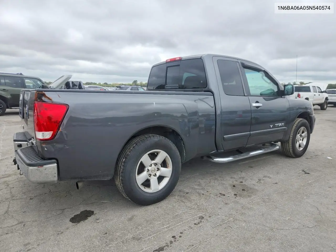 2005 NISSAN TITAN VIN 1N6BA06A05N540574 — фото 3