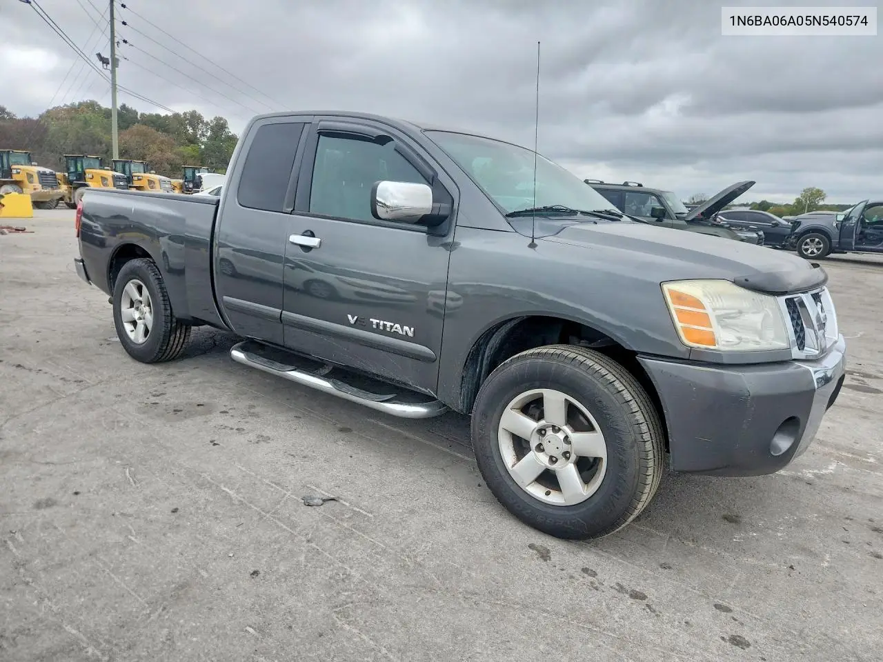 2005 NISSAN TITAN VIN 1N6BA06A05N540574 — фото 4