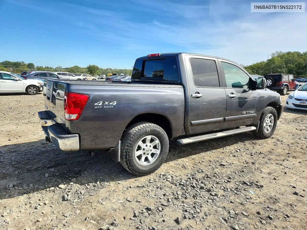 2005 NISSAN TITAN VIN 1N6BA07B15N522172 — фото 3