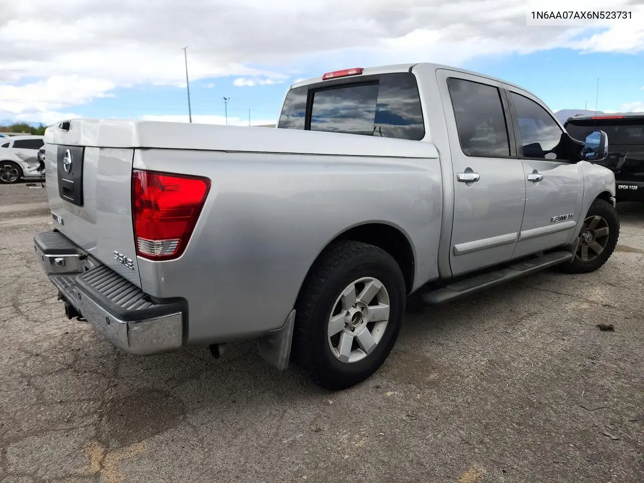 2006 NISSAN TITAN VIN 1N6AA07AX6N523731 — фото 3