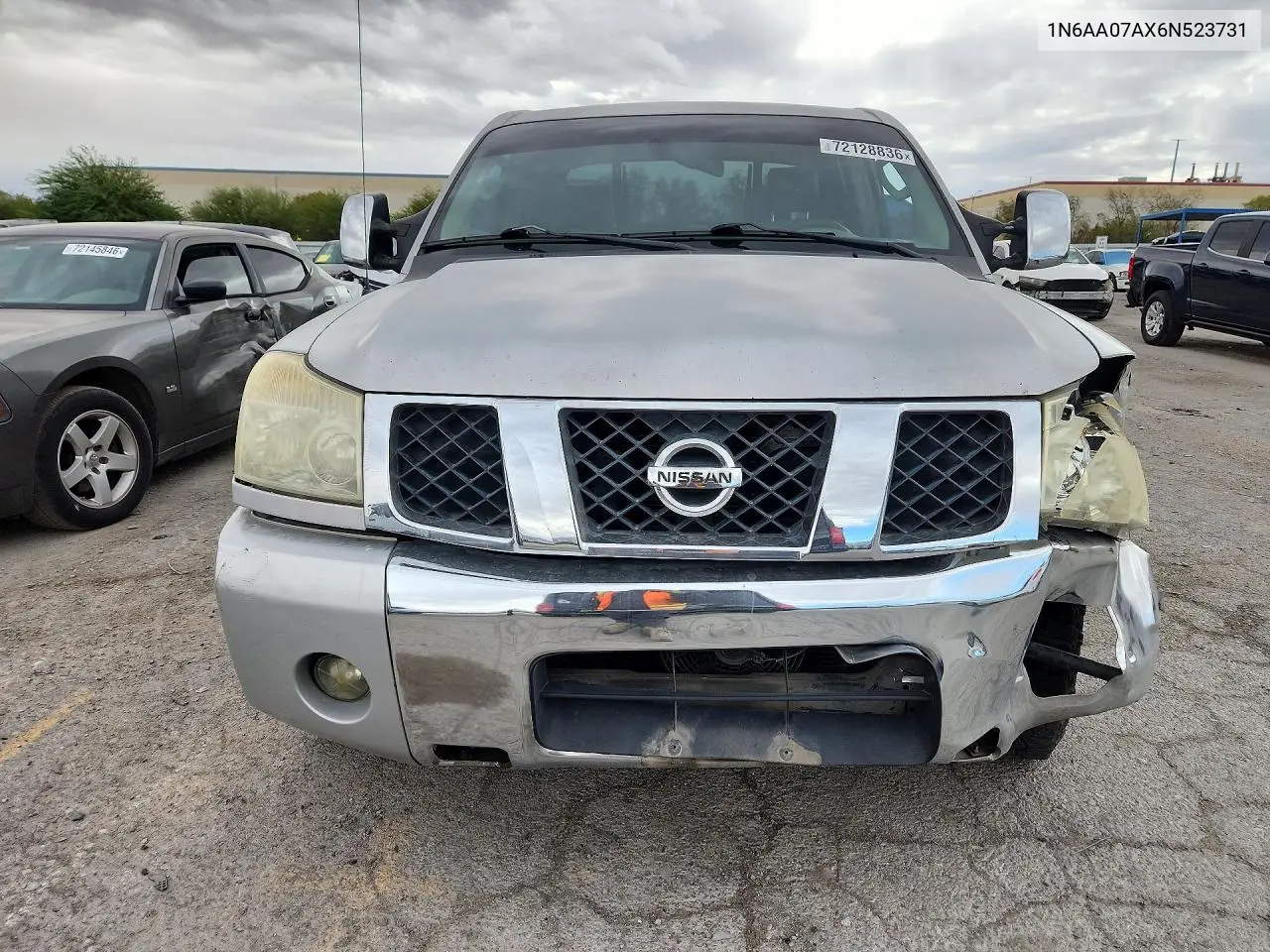 2006 NISSAN TITAN VIN 1N6AA07AX6N523731 — фото 5