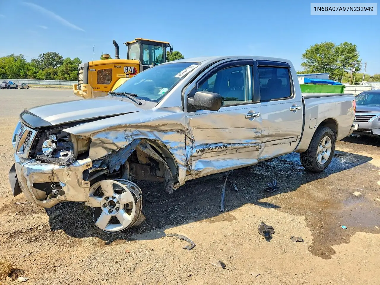 NISSAN TITAN 2007, VIN 1N6BA07A97N232949
