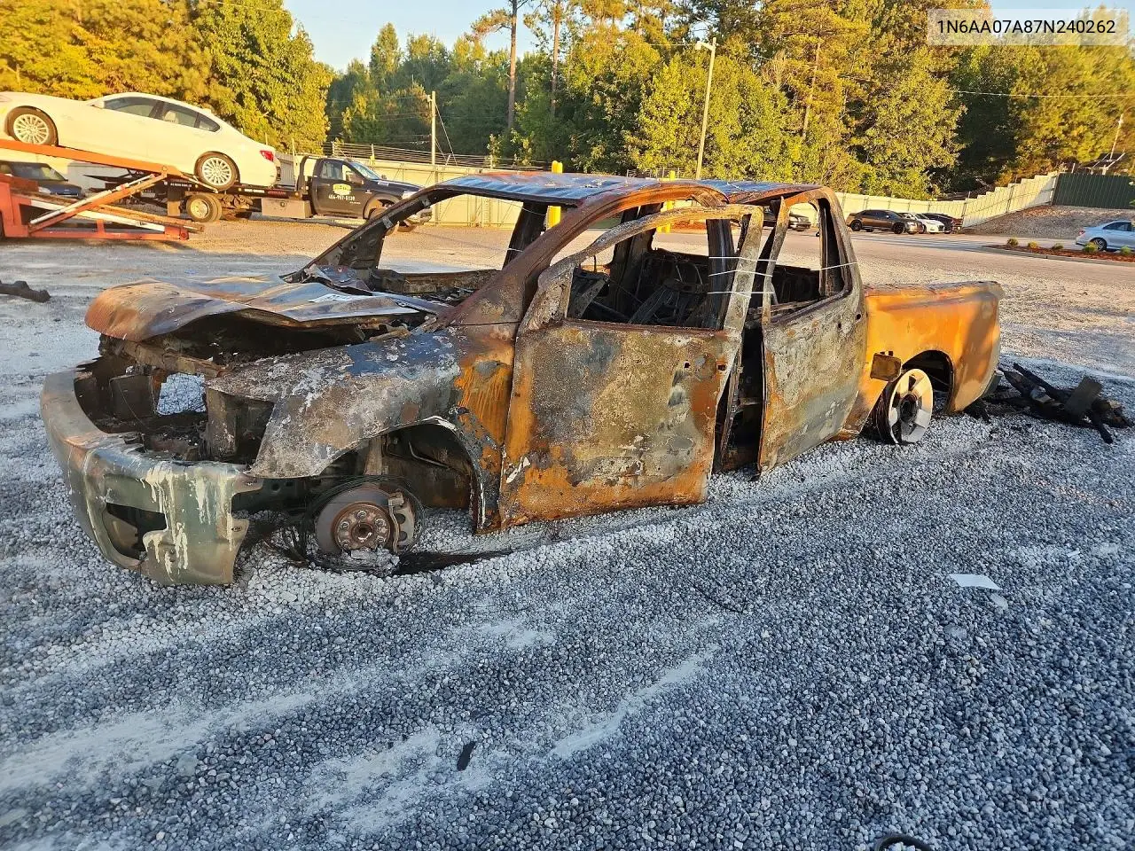 NISSAN TITAN 2007, VIN 1N6AA07A87N240262