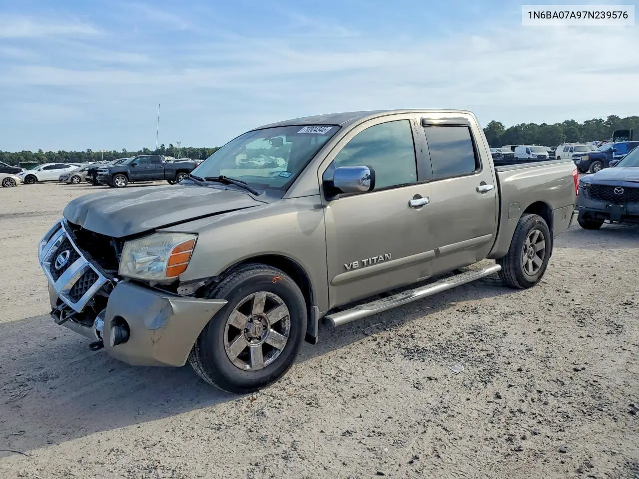 NISSAN TITAN 2007, VIN 1N6BA07A97N239576