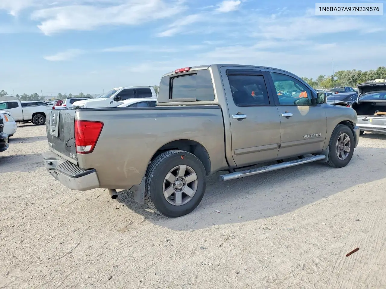 2007 NISSAN TITAN VIN 1N6BA07A97N239576 — фото 3
