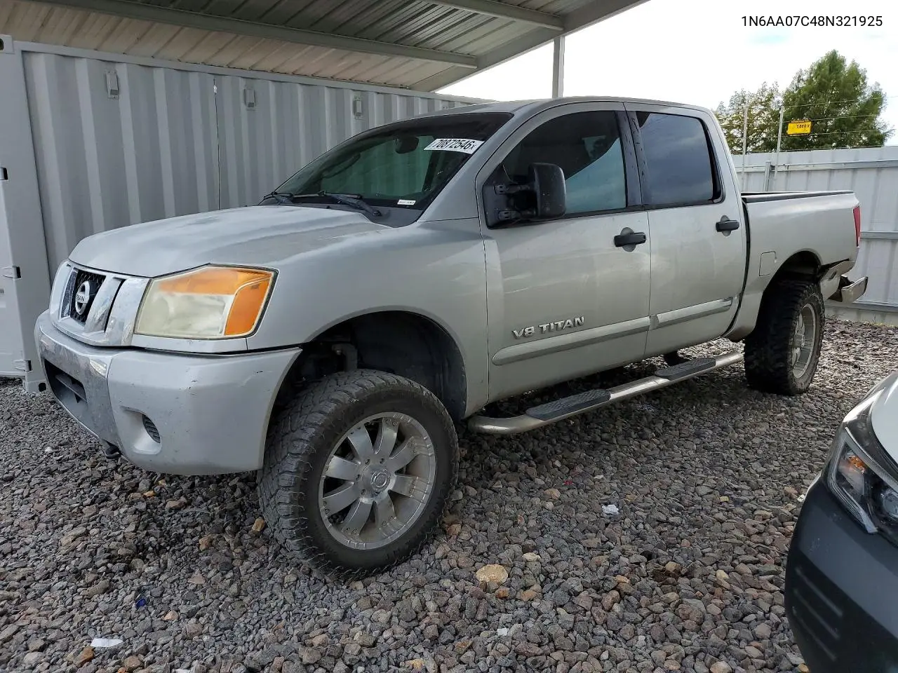 NISSAN TITAN 2008, VIN 1N6AA07C48N321925