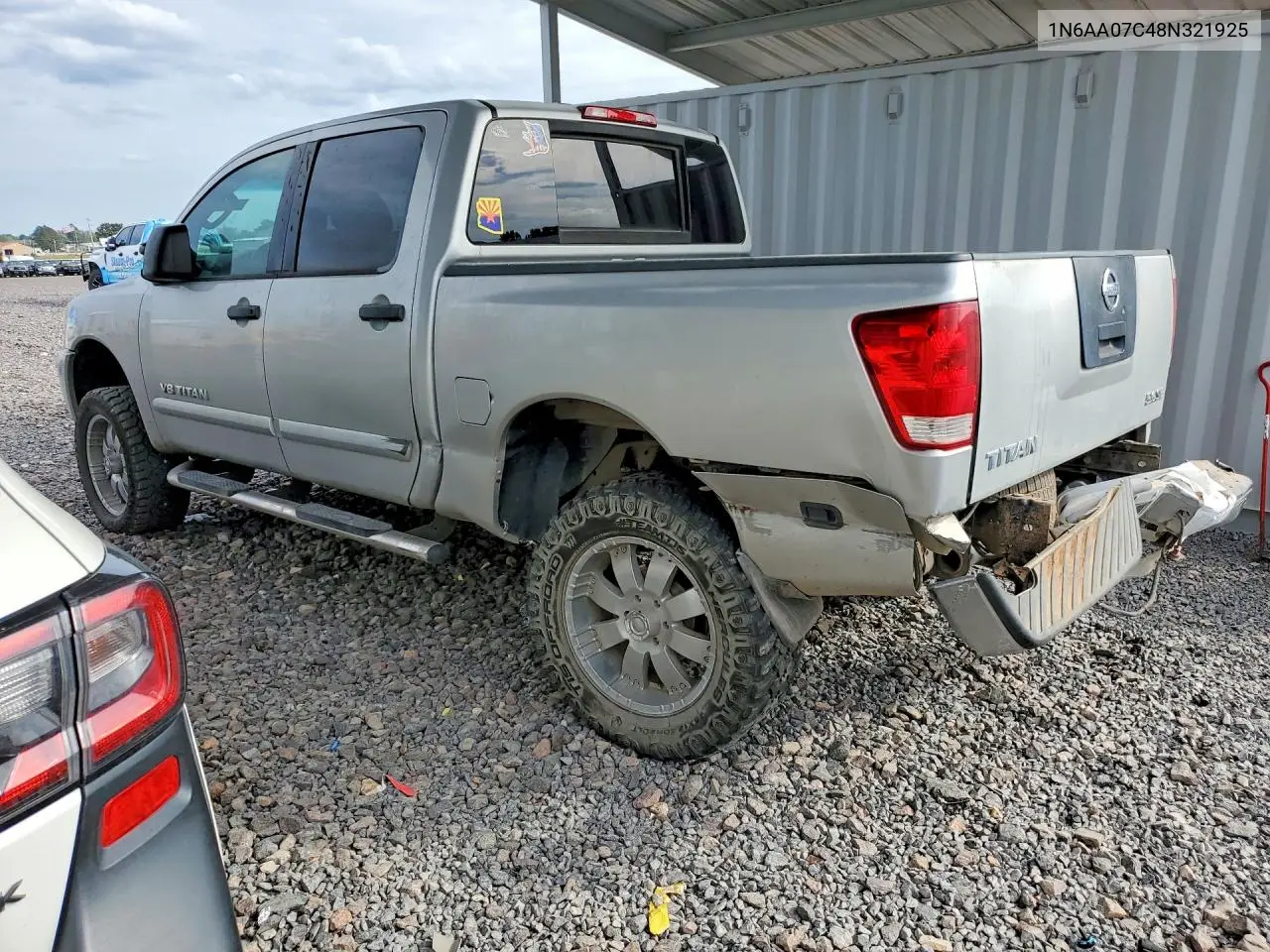 2008 NISSAN TITAN VIN 1N6AA07C48N321925 — фото 2
