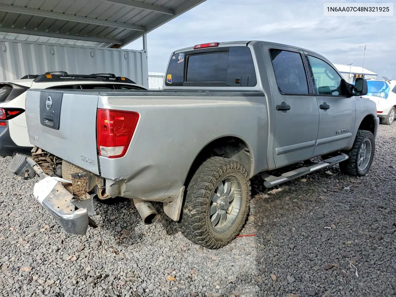 2008 NISSAN TITAN VIN 1N6AA07C48N321925 — фото 3