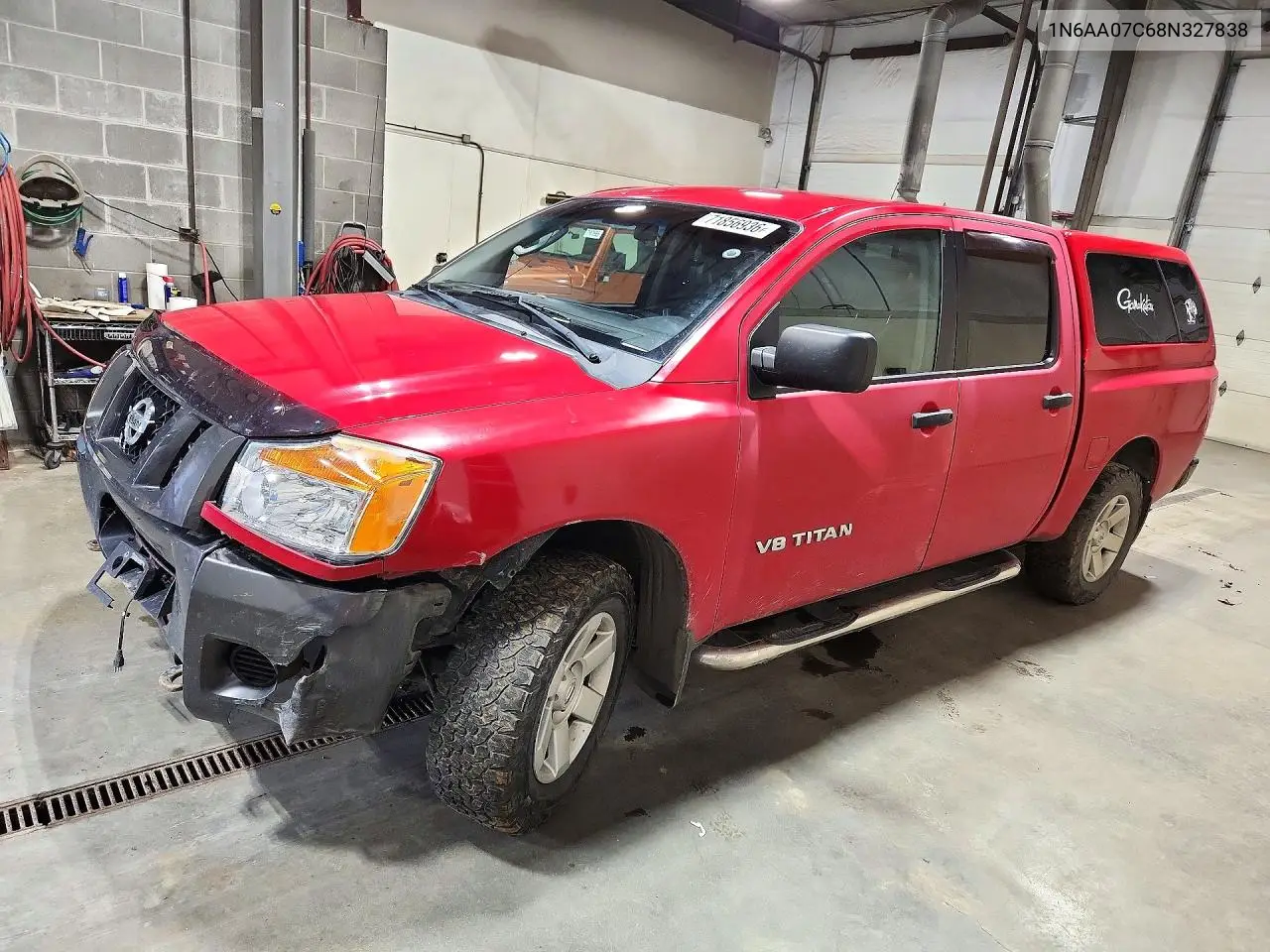NISSAN TITAN 2008, VIN 1N6AA07C68N327838