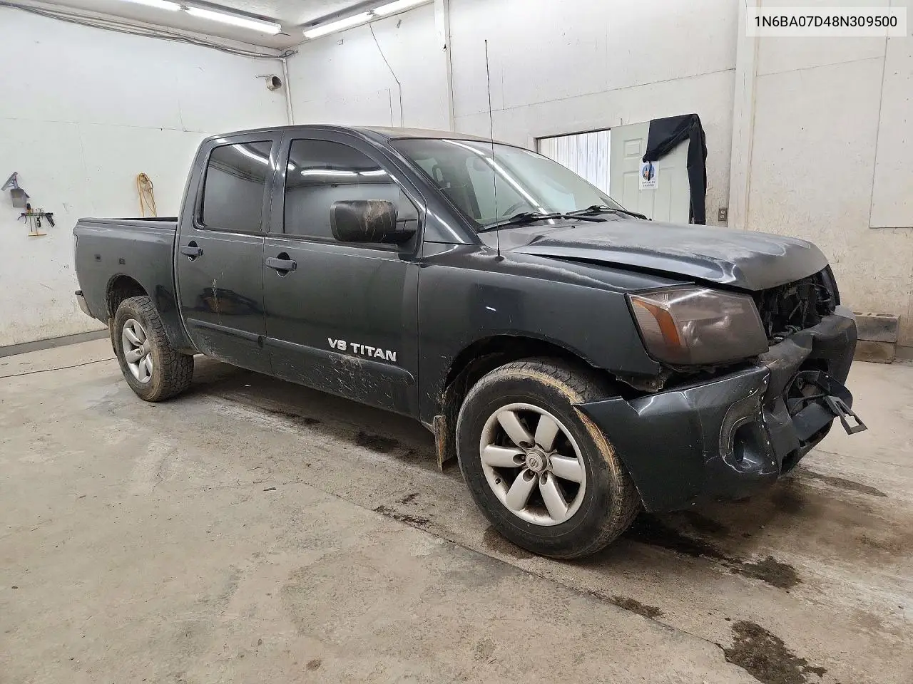 2008 NISSAN TITAN VIN 1N6BA07D48N309500 — фото 4
