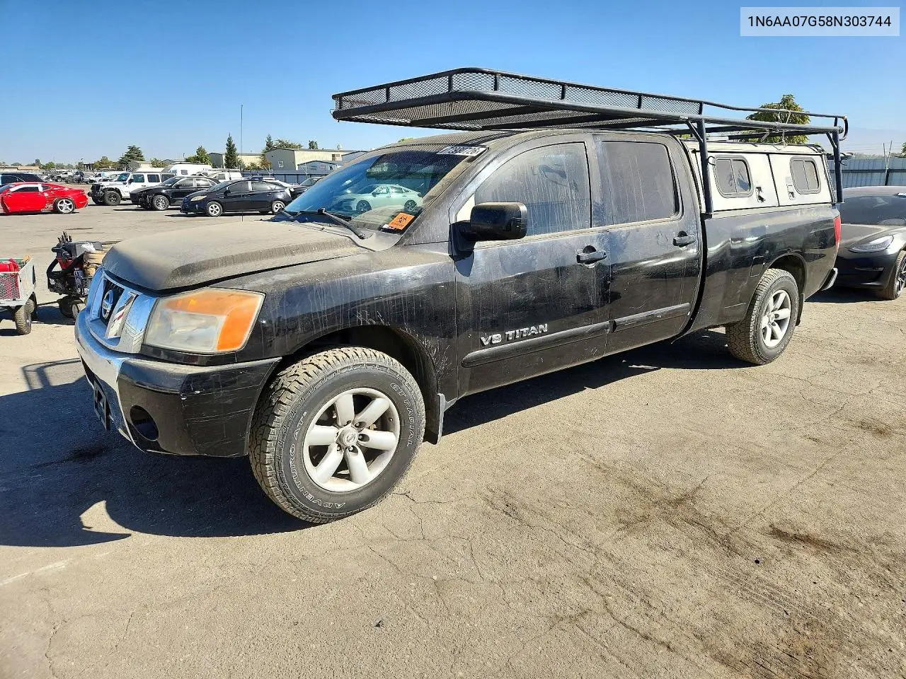 NISSAN TITAN 2008, VIN 1N6AA07G58N303744