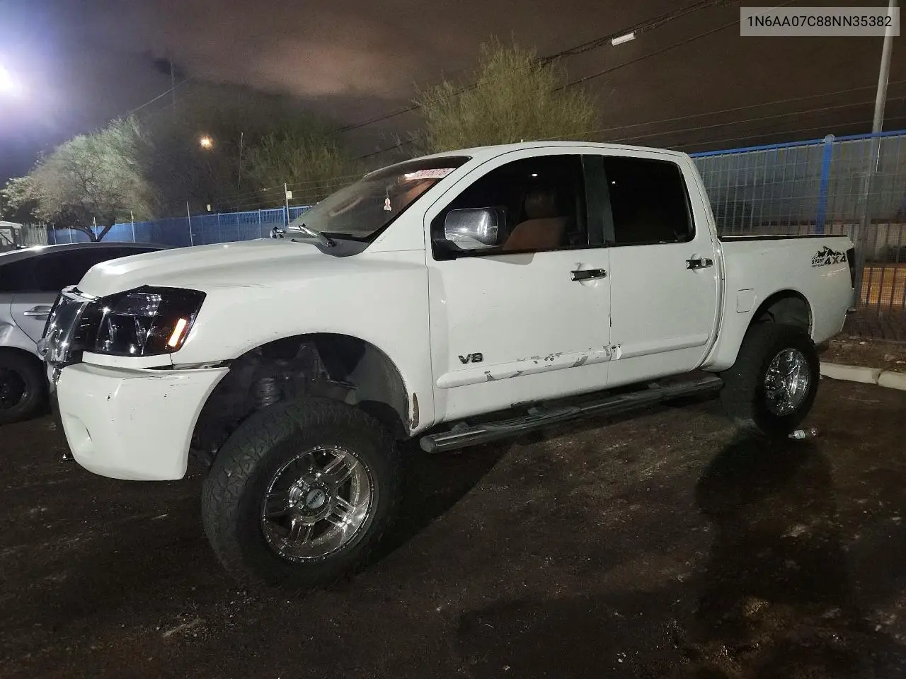 NISSAN TITAN 2008, VIN 1N6AA07C88NN35382