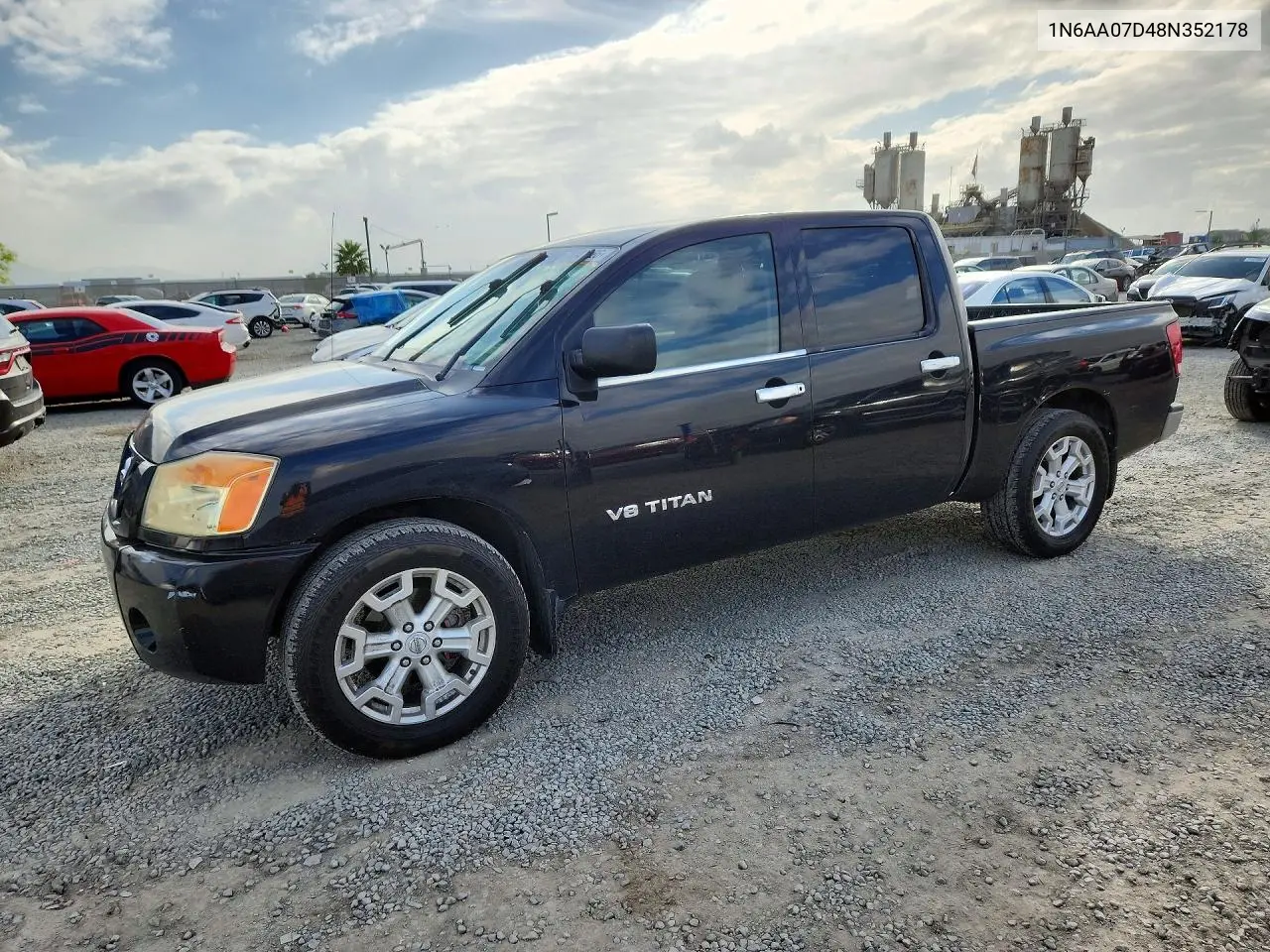 NISSAN TITAN 2008, VIN 1N6AA07D48N352178