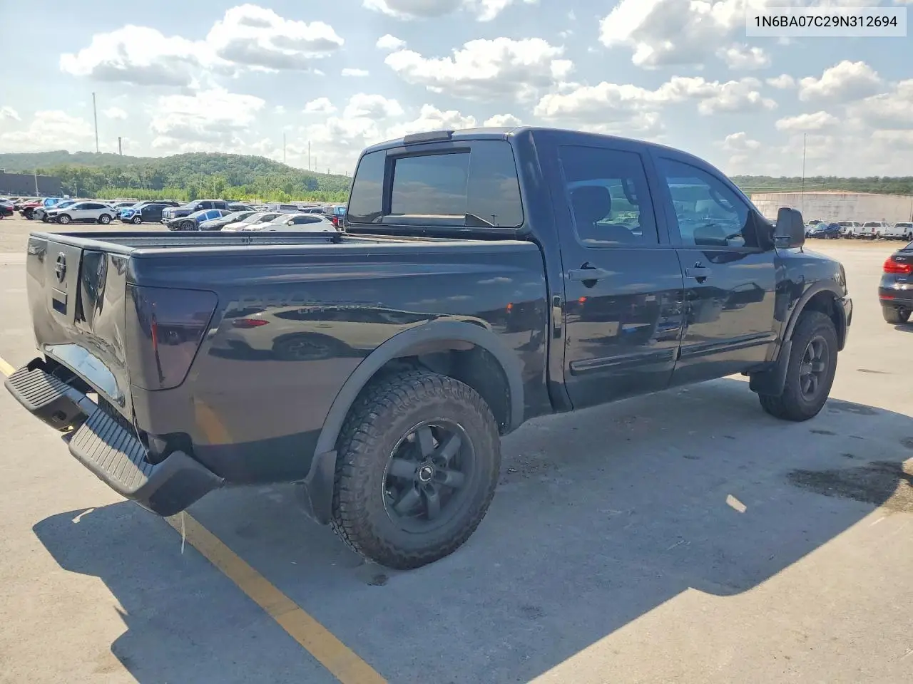 2009 NISSAN TITAN VIN 1N6BA07C29N312694 — фото 3