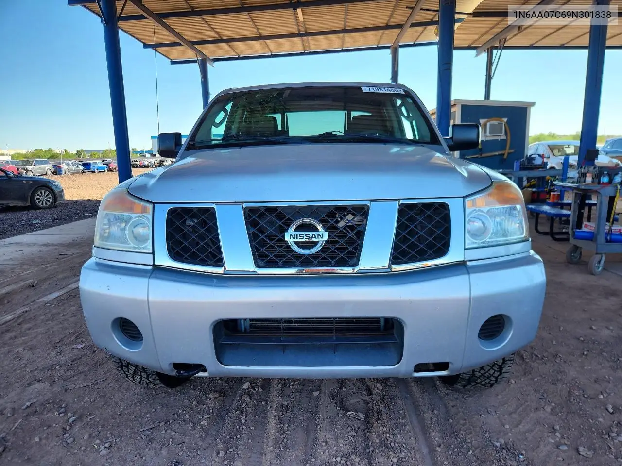 2009 NISSAN TITAN VIN 1N6AA07C69N301838 — фото 5