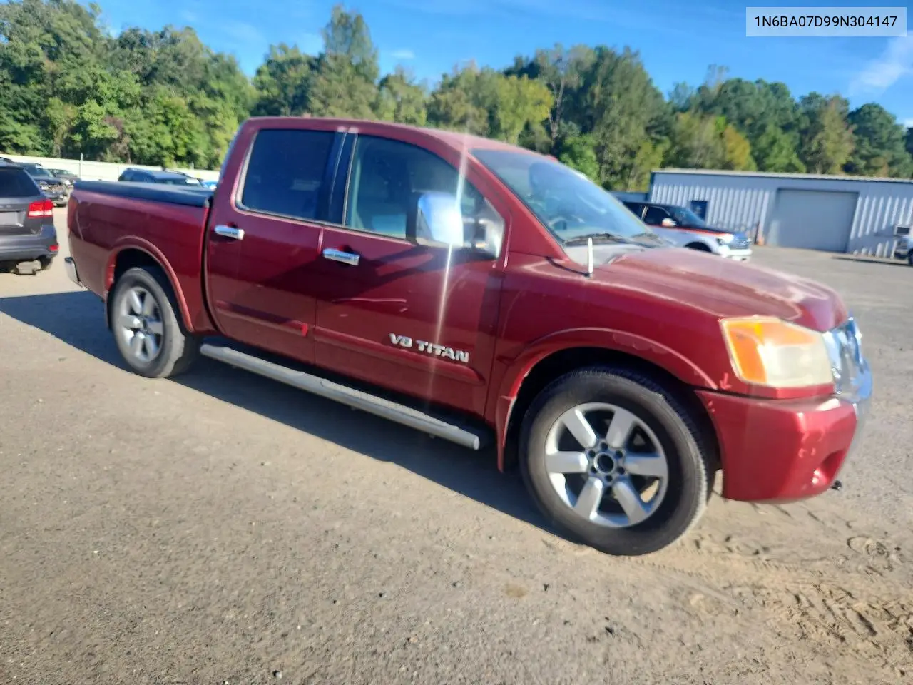2009 NISSAN TITAN VIN 1N6BA07D99N304147 — фото 4