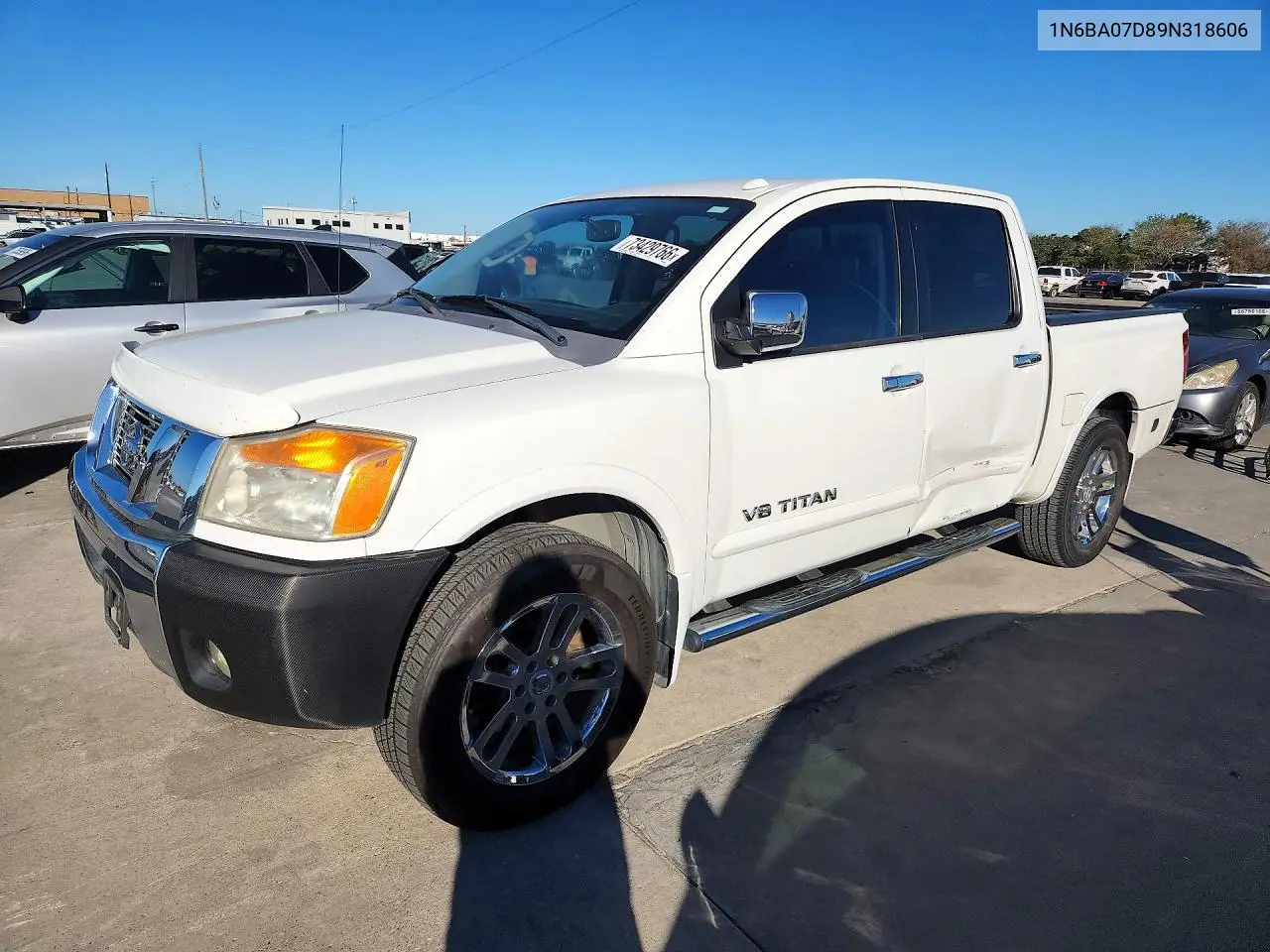 NISSAN TITAN 2009, VIN 1N6BA07D89N318606