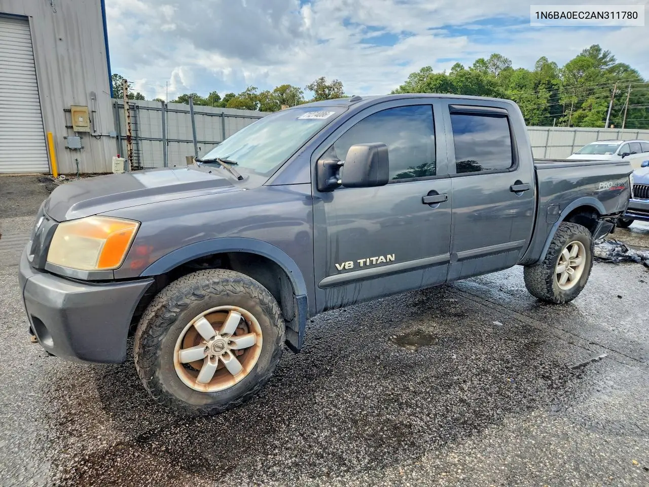 NISSAN TITAN 2010, VIN 1N6BA0EC2AN311780