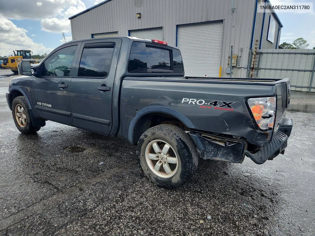 2010 NISSAN TITAN VIN 1N6BA0EC2AN311780 — фото 2