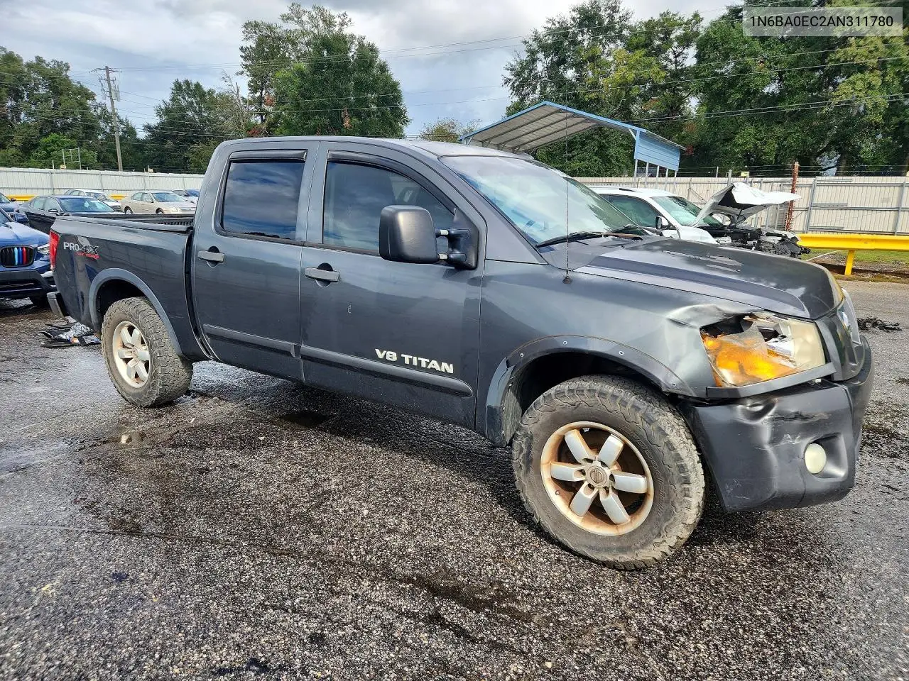 2010 NISSAN TITAN VIN 1N6BA0EC2AN311780 — фото 4
