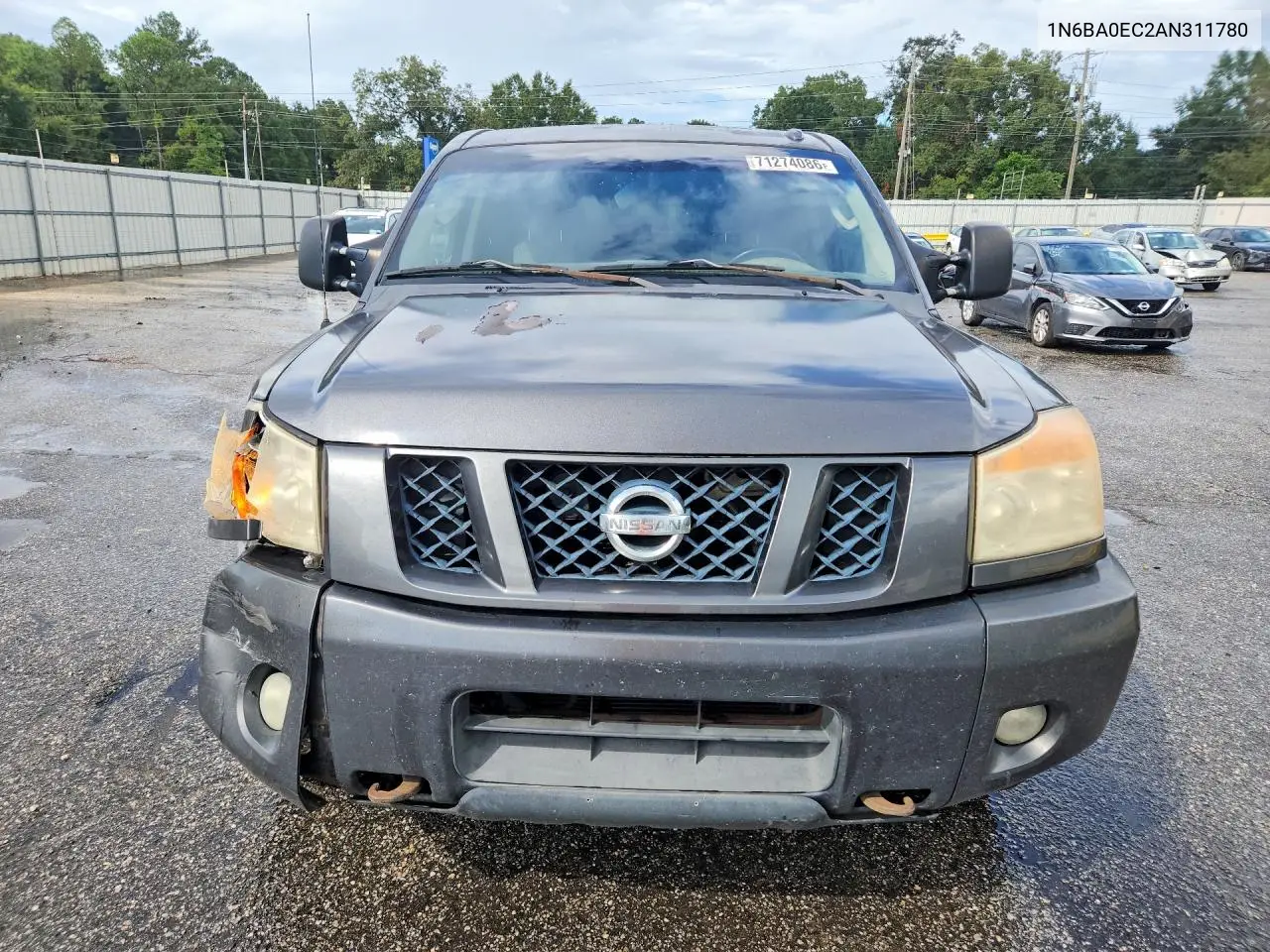 2010 NISSAN TITAN VIN 1N6BA0EC2AN311780 — фото 5