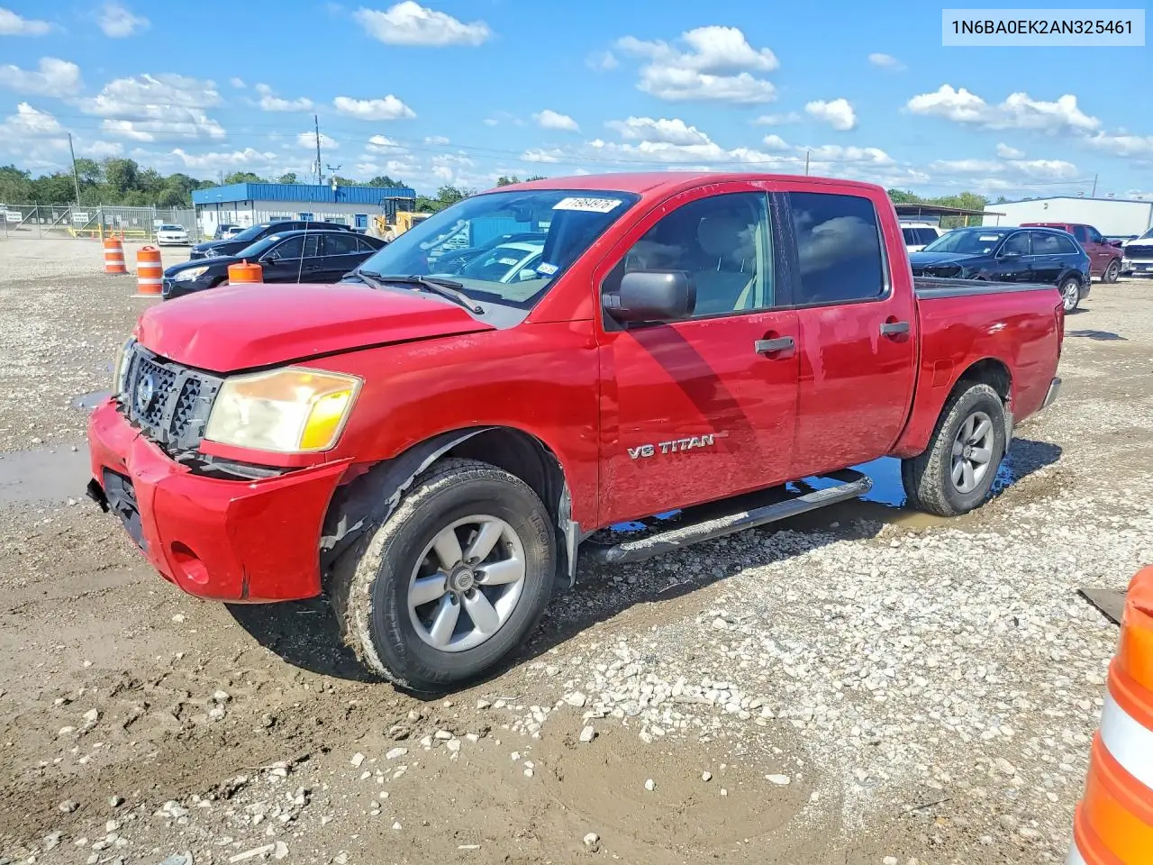 NISSAN TITAN 2010, VIN 1N6BA0EK2AN325461