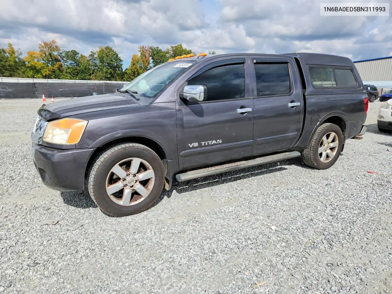 NISSAN TITAN 2011, VIN 1N6BA0ED5BN311993
