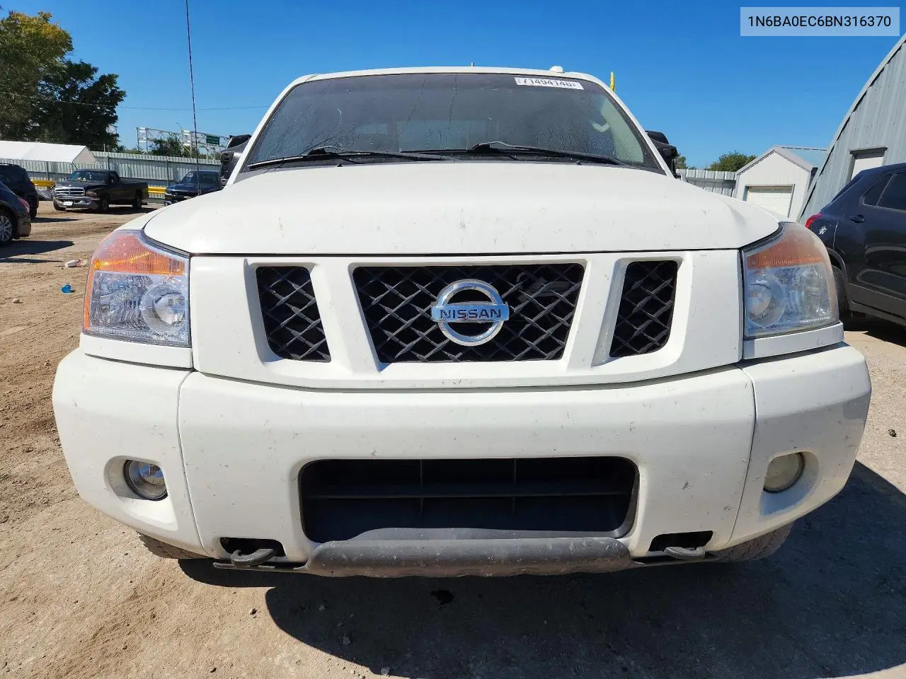 2011 NISSAN TITAN VIN 1N6BA0EC6BN316370 — фото 5