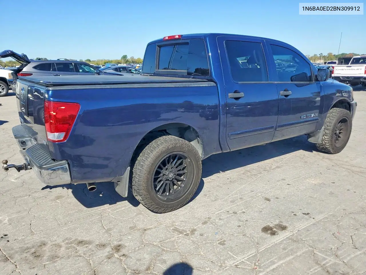 2011 NISSAN TITAN VIN 1N6BA0ED2BN309912 — фото 3
