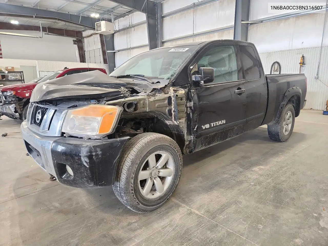 NISSAN TITAN 2011, VIN 1N6BA0CC3BN316507