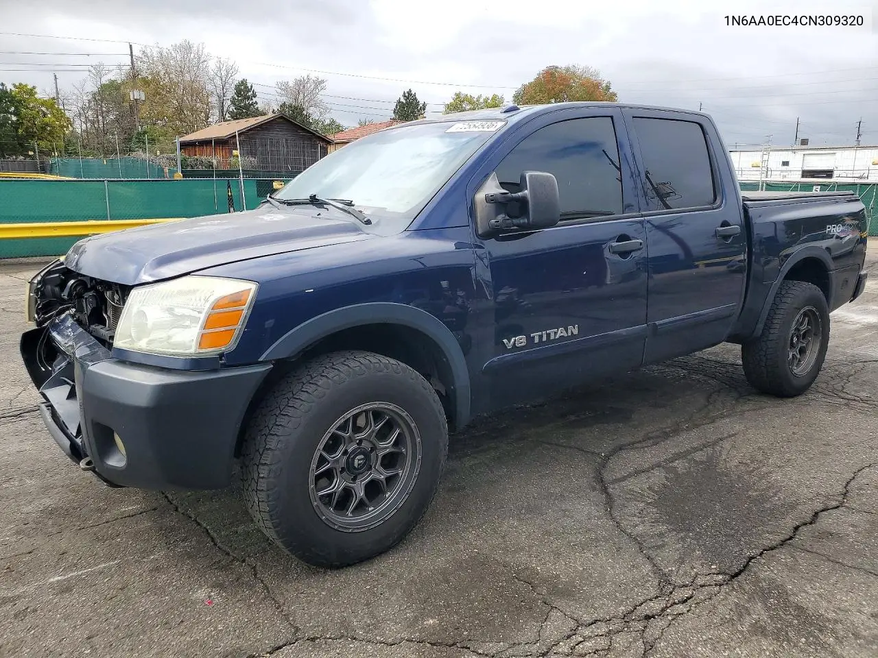 NISSAN TITAN 2012, VIN 1N6AA0EC4CN309320