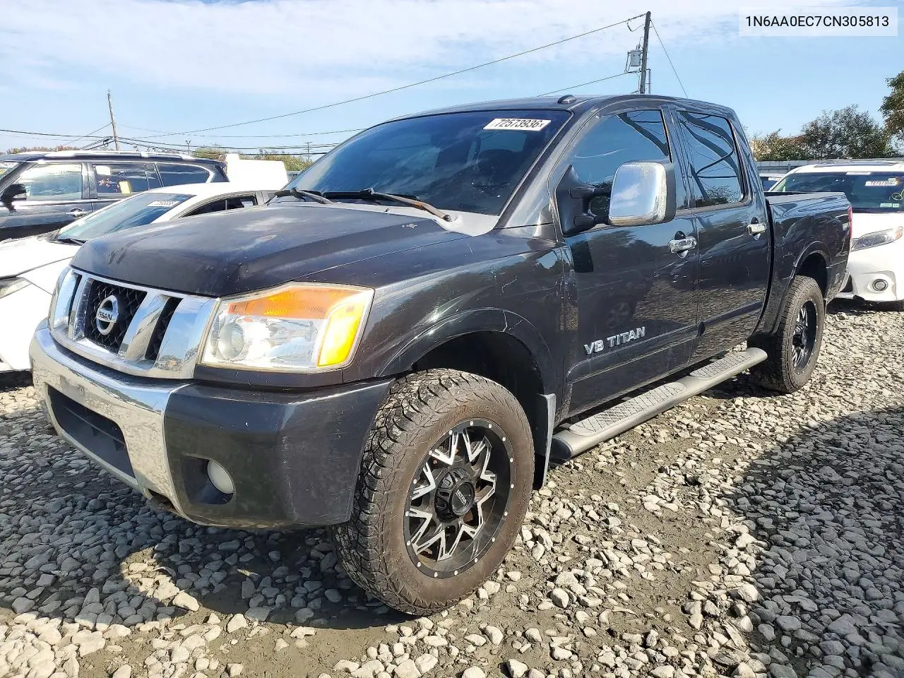 NISSAN TITAN 2012, VIN 1N6AA0EC7CN305813