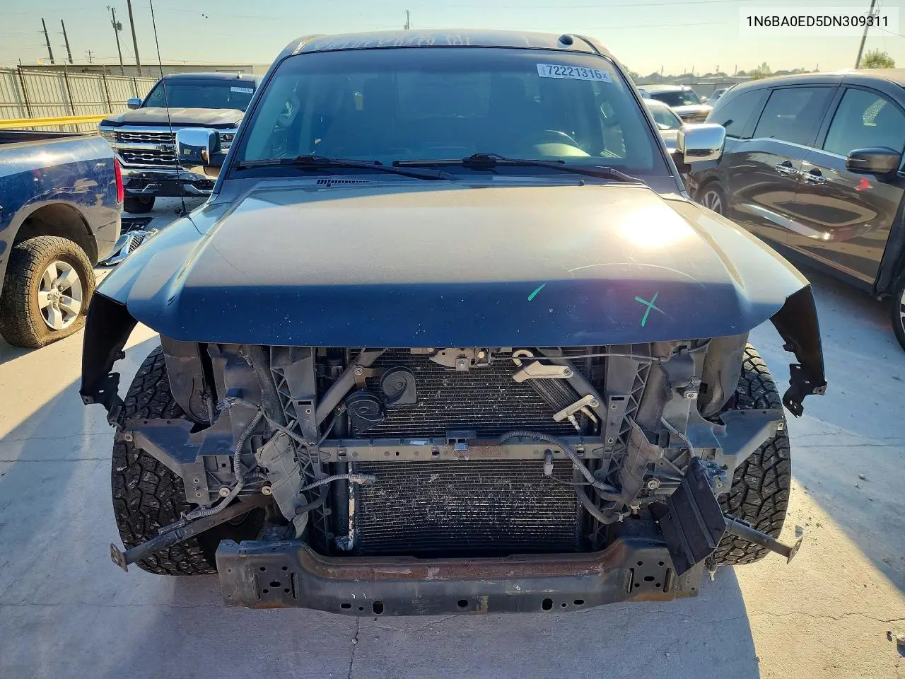 2013 NISSAN TITAN VIN 1N6BA0ED5DN309311 — фото 5
