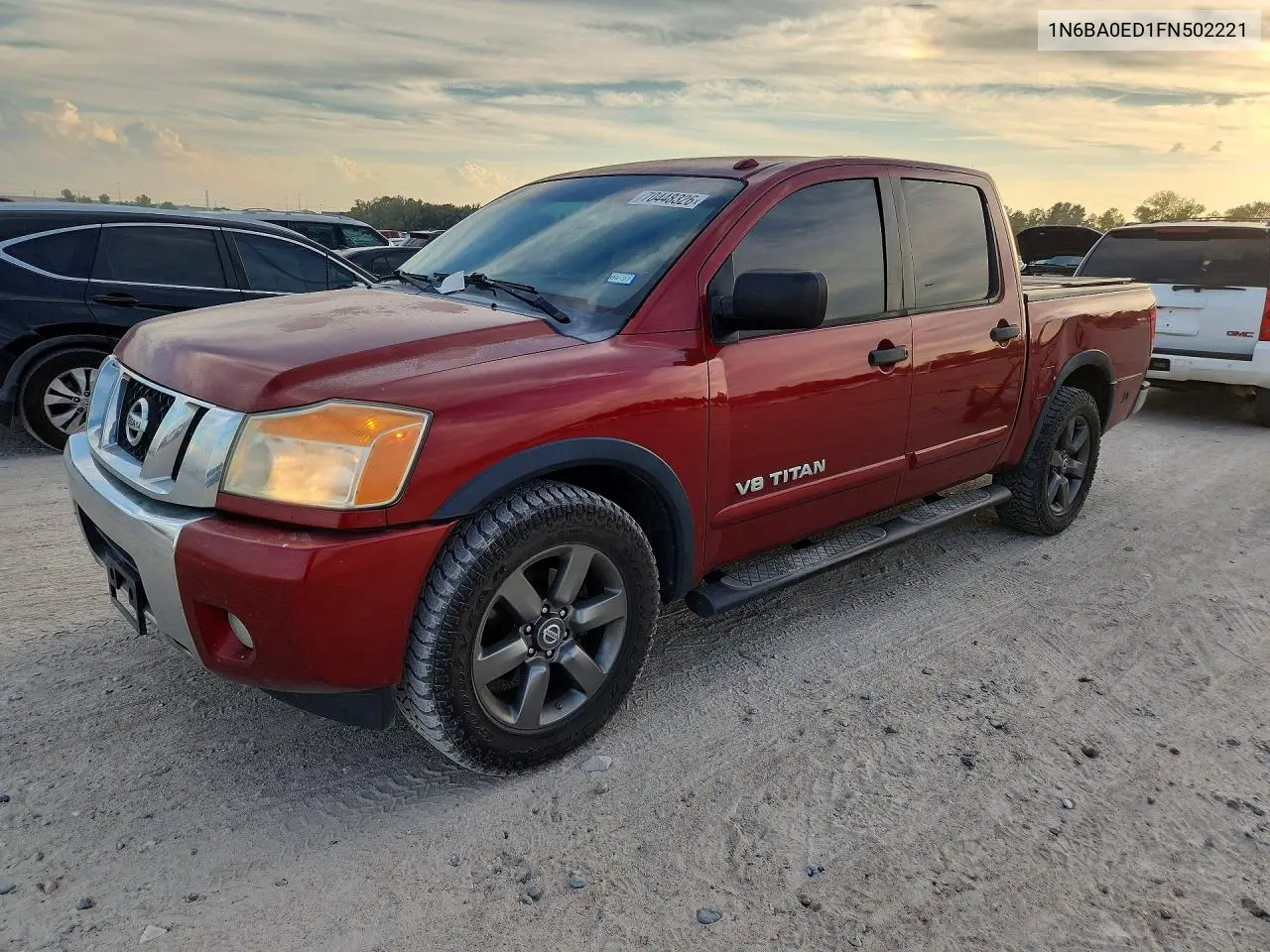 NISSAN TITAN 2015, VIN 1N6BA0ED1FN502221