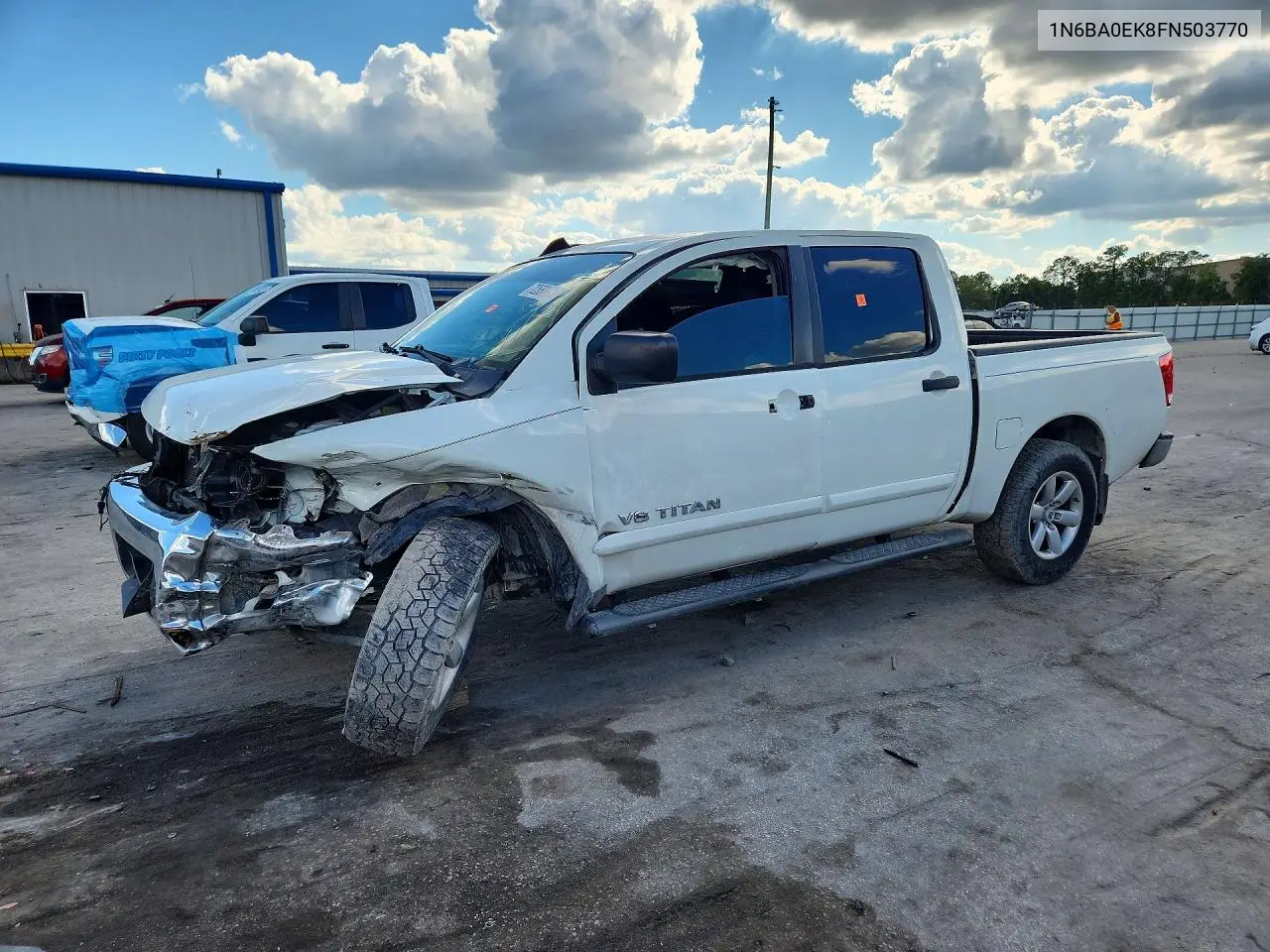 NISSAN TITAN 2015, VIN 1N6BA0EK8FN503770