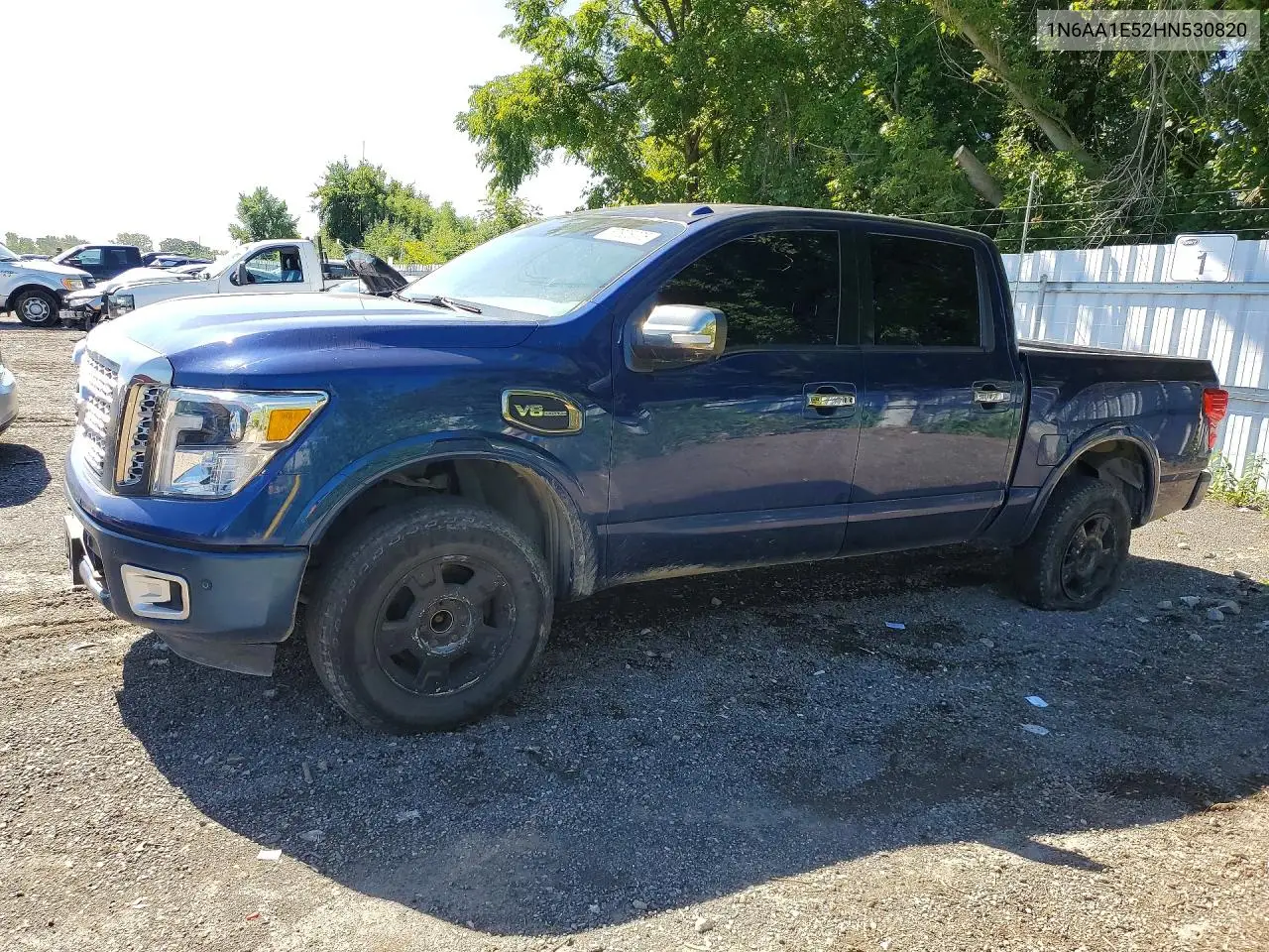 NISSAN TITAN 2017, VIN 1N6AA1E52HN530820