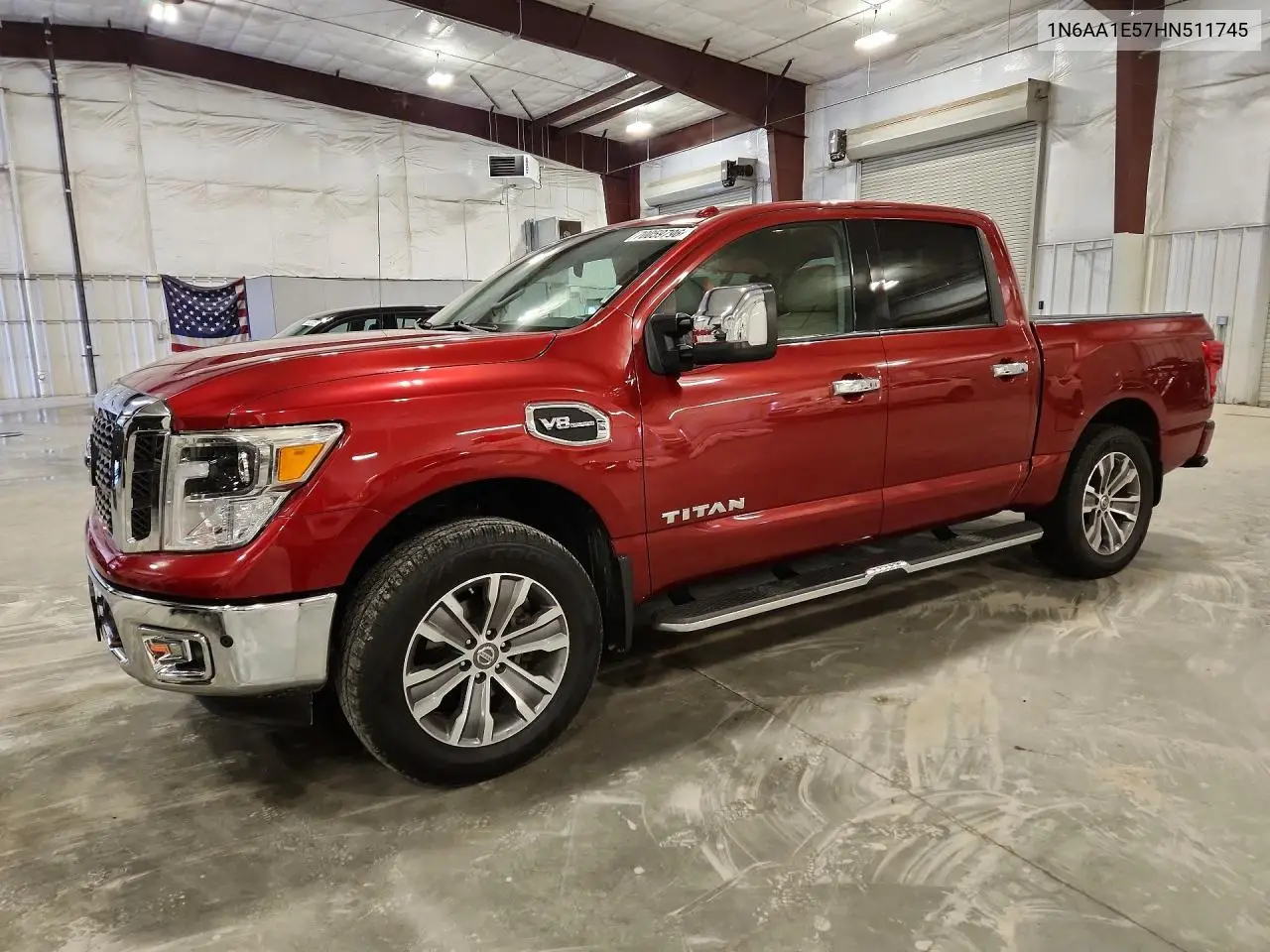 NISSAN TITAN 2017, VIN 1N6AA1E57HN511745
